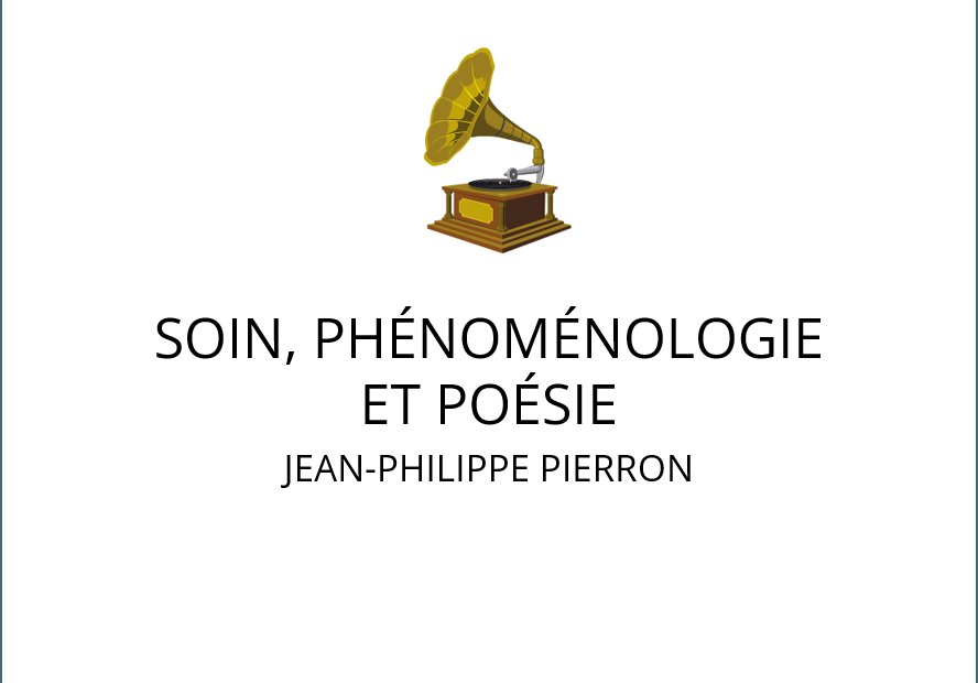 visuel podcast Soins et phénoménologie avec JP Pierron