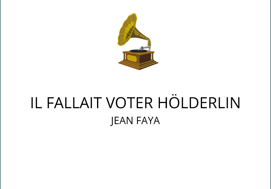 visuel podcast Il fallait voter Hölderlin !