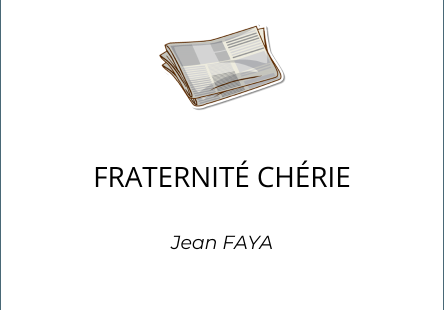 visuel Fraternité chérie