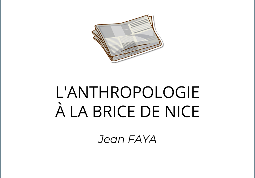 visuel L'anthropologie à la Brice de Nice