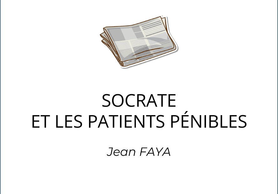 visuel Socrate et les patients pénibles