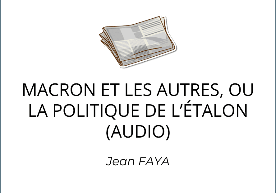 visuel Macron et les autres, ou la politique de l’étalon