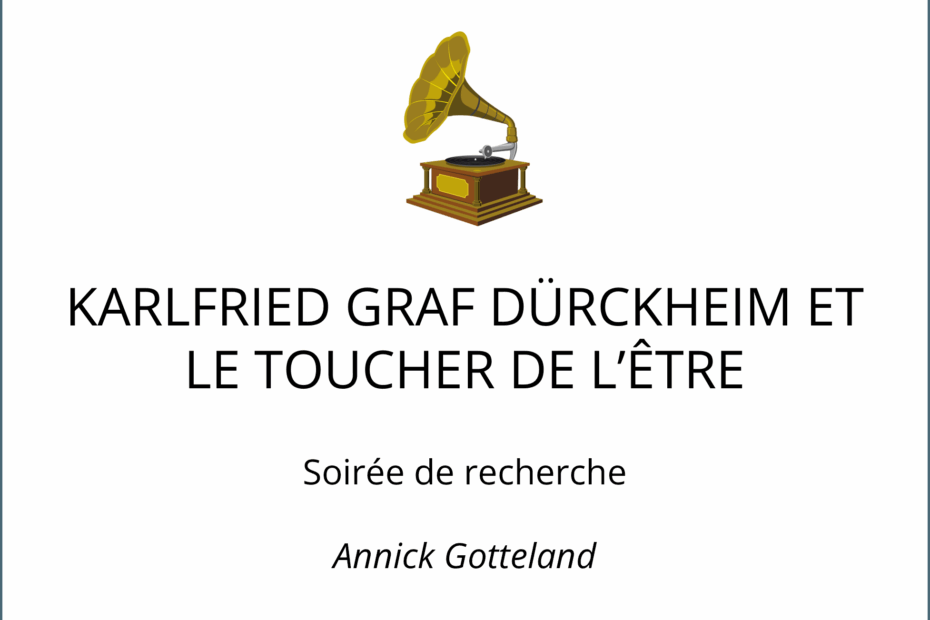 Le toucher de l'être